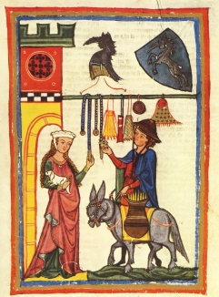 Bildnachweis: Codex Manesse – Die Miniaturen der Großen Heidelberger Liederhandschrift, Ingo F. Walther, Insel Verlag Frankfurt am Main 1988